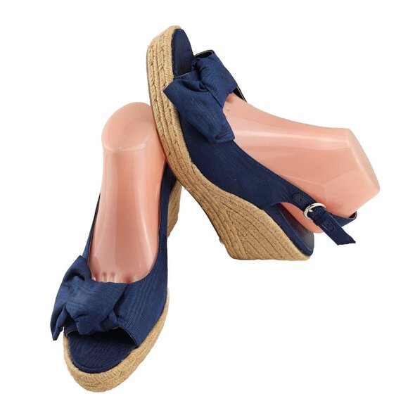 Naturalizer Shoes - Naturalizer Womens Size 9.5 Bettina Peep-Toe Slingback Wedge Espadrille 228